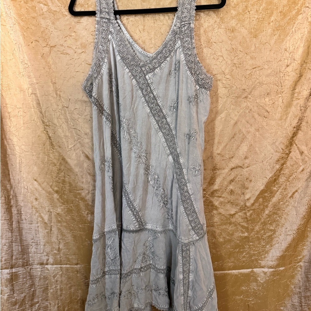 Boho green summer dress - Picture 2 of 5